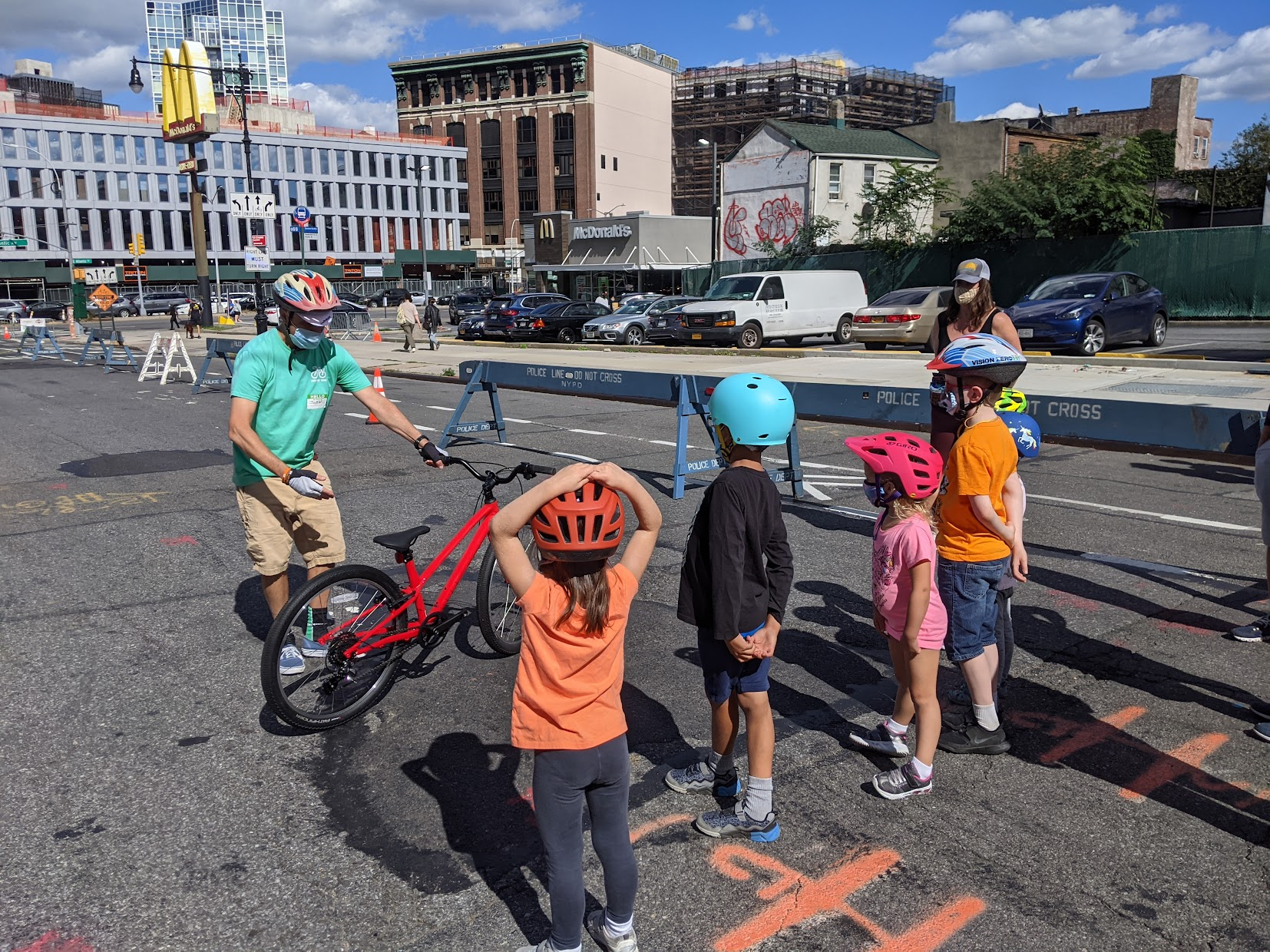 Kids Learn to Ride with Bike New York