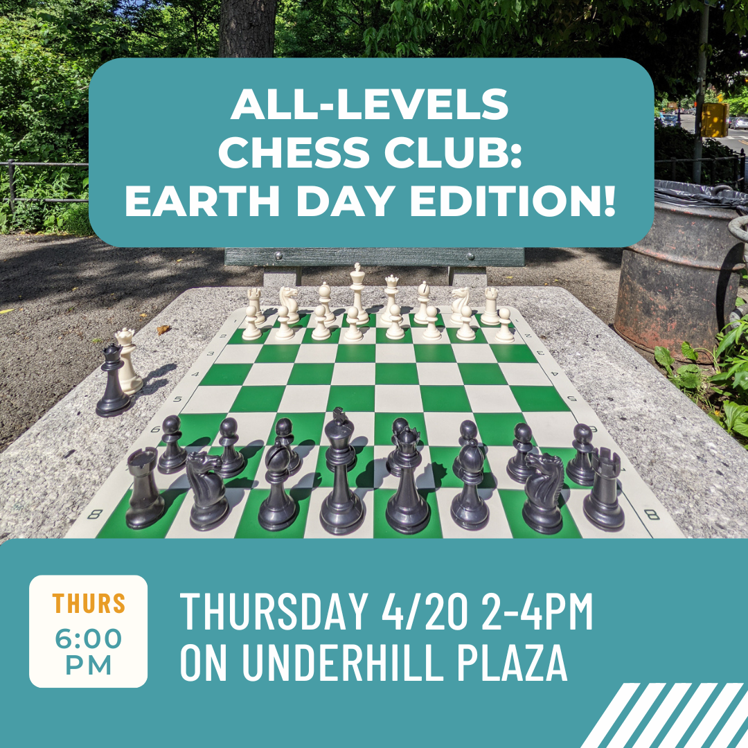 Play Chess with Prospect Park Chess Club on Underhill Plaza